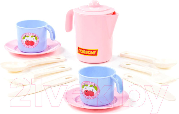 Изображение товара Набор игрушечной посуды Полесье Анюта / 80059