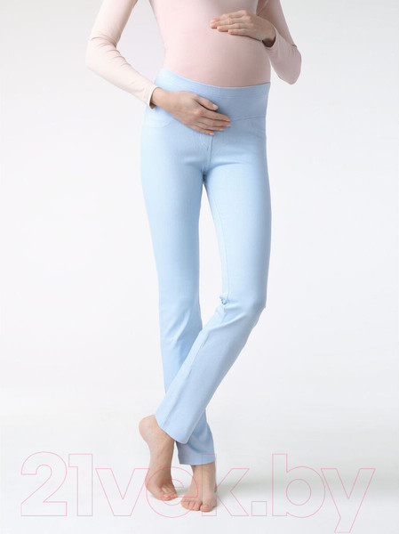 Изображение товара Леггинсы Conte Elegant Happy Belly (р.170-102, голубой)