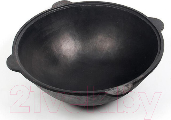 Изображение товара Казан Chugun Invest Узбекский с крышкой-сковородкой (16л, круглое дно)