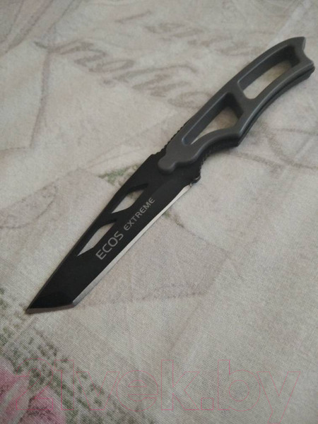 Изображение товара Нож туристический ECOS EX-SW-B01GR / 325125 (серый, со свистком)