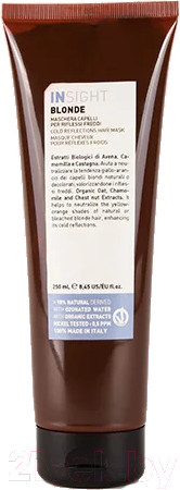 Изображение товара Тонирующая маска для волос Insight Professional Blond для поддержания холодных оттенков  (250мл)