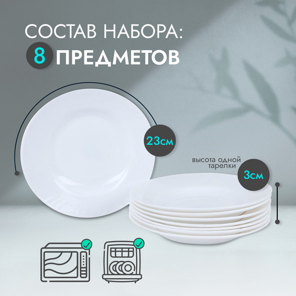 Изображение товара Набор тарелок Rosenberg RGC-325005