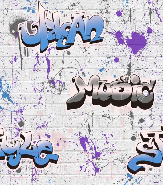 Изображение товара Бумажные обои Белобои Граффити С1-МО к-2 (симплекс)