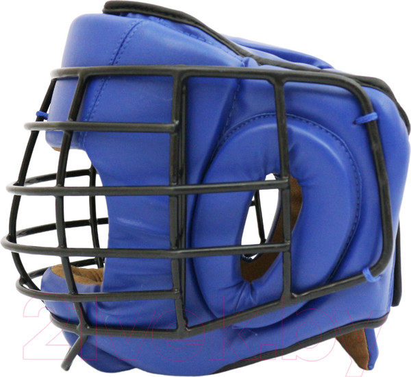 Изображение товара Боксерский шлем BoyBo Flexy с металлической решеткой (S, синий)