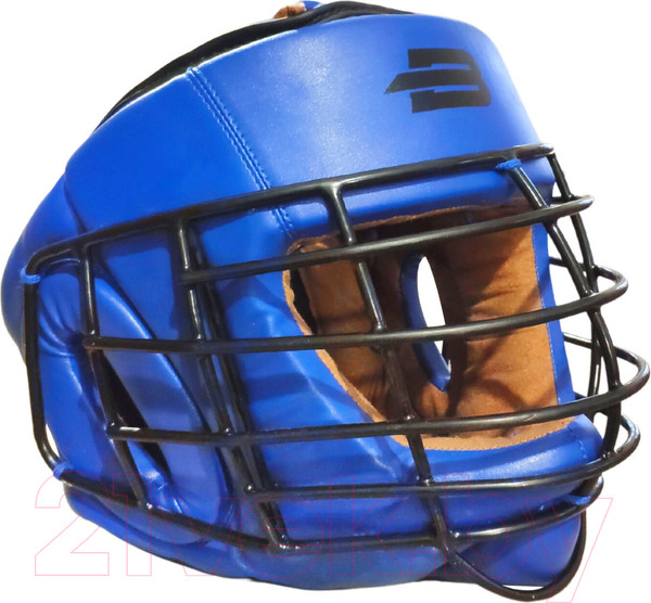 Изображение товара Боксерский шлем BoyBo Flexy с металлической решеткой (XL, синий)