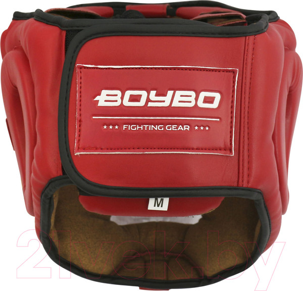 Изображение товара Боксерский шлем BoyBo Flexy с пластиковым забралом (XL, красный)
