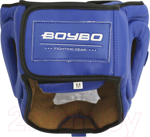 Изображение товара Боксерский шлем BoyBo Flexy с пластиковым забралом (XL, синий)