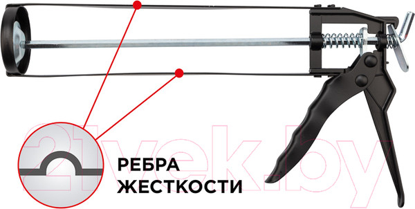 Изображение товара Пистолет для герметика Rexant 12-7201