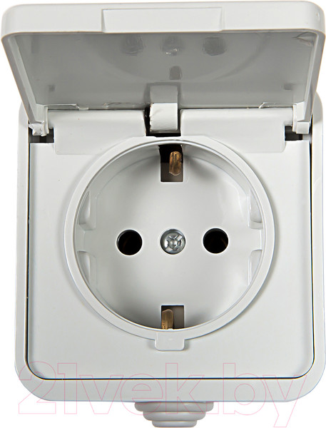 Изображение товара Розетка INhome Aqua 3112 / 4690612000459 (белый)