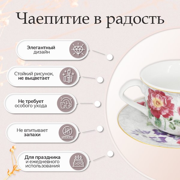 Изображение товара Чайный набор Rosenberg RPO-115011-15 (15шт)