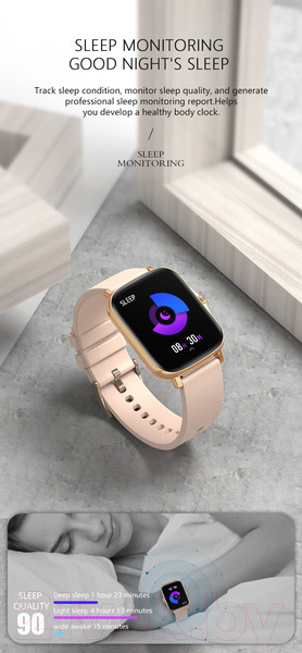 Изображение товара Умные часы Globex Smart Watch Me 3 V77 (розовый)