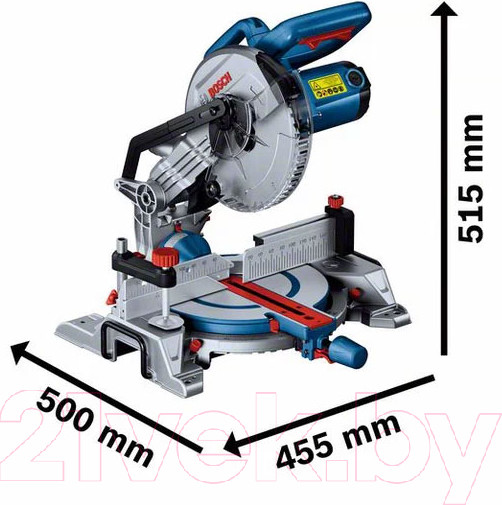 Изображение товара Профессиональная торцовочная пила Bosch GCM 216 (0.601.B33.000)