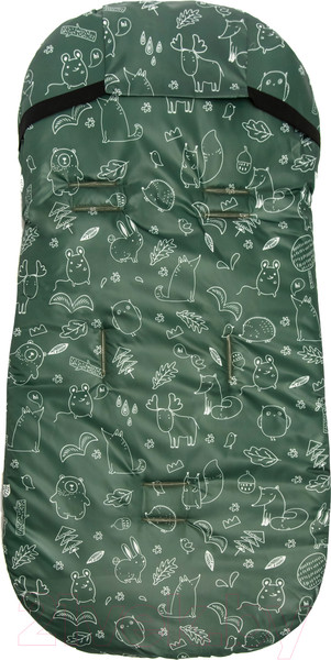 Изображение товара Конверт детский Amarobaby Зверята / AMARO-6101-ZV (хаки)