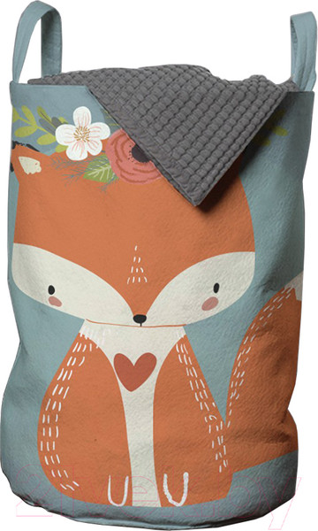 Изображение товара Корзина для белья JoyArty Скромная лисичка / gaba_52950V1