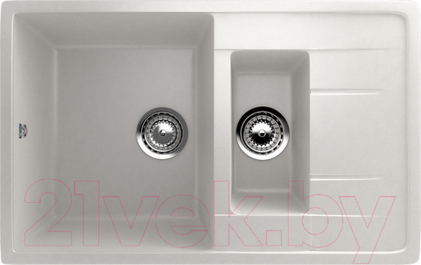 Изображение товара Мойка кухонная Ulgran U-205 (341 ультра-белый)