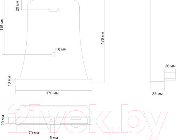 Изображение товара Кронштейн для игровой приставки Electric Light КБ-01-91 (черный)