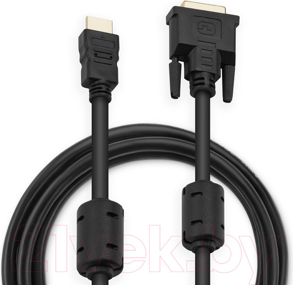 Изображение товара Кабель Buro HDMI-19M-DVI-D-3M (3м)
