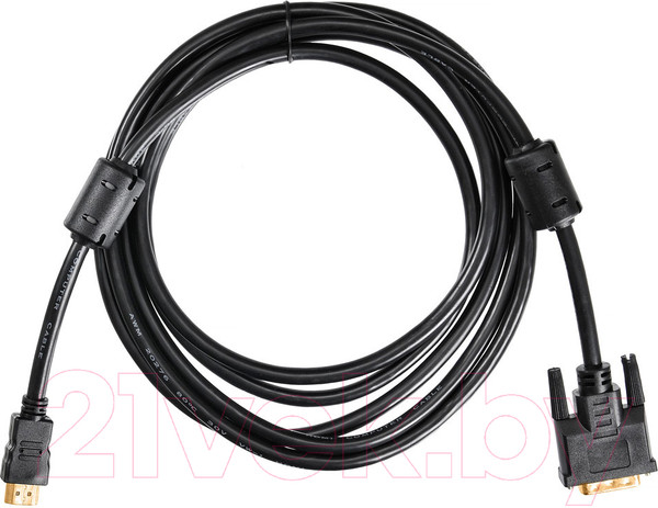 Изображение товара Кабель Buro HDMI-19M-DVI-D-3M (3м)