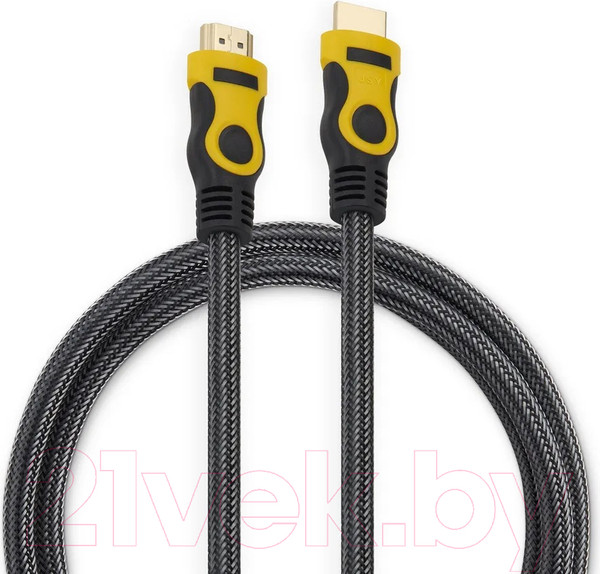 Изображение товара Кабель Buro HDMI 19M-19M BRAID (1.8м)