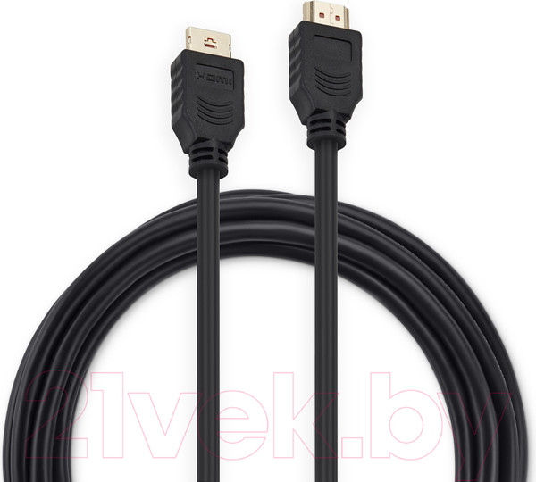 Изображение товара Кабель Buro BHP HDMI V1.4 3M LOCK (3м, черный)