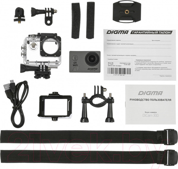 Изображение товара Экшн-камера Digma DiCam 300 (серый)