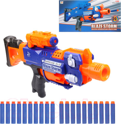 Изображение товара Бластер игрушечный Наша игрушка С мягкими пулями / 7055