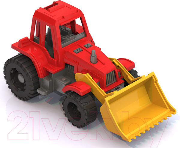 Изображение товара Трактор игрушечный Нордпласт Ижора с грейдером / 151