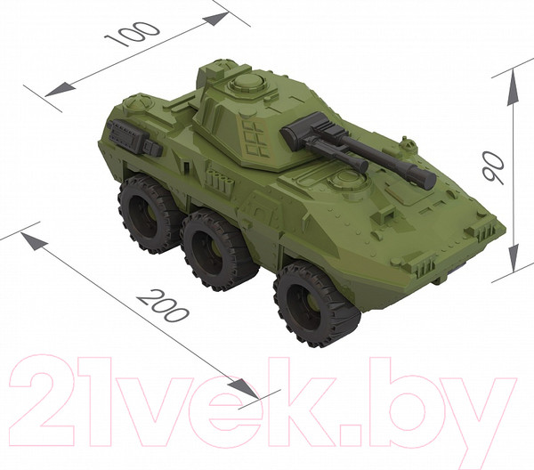 Изображение товара Танк игрушечный Нордпласт Скорпион / 250