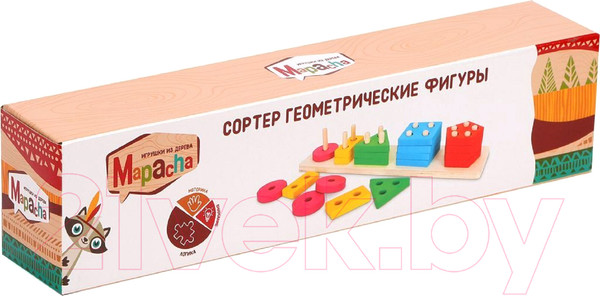 Изображение товара Сортер Mapacha Сортер. Геометрические фигуры / 76774
