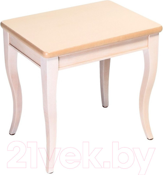 Изображение товара Банкетка ТехКомПро М СТ 03 жесткое сиденье / 121103 (бук/тон 3/тон сиденья слоновая кость)