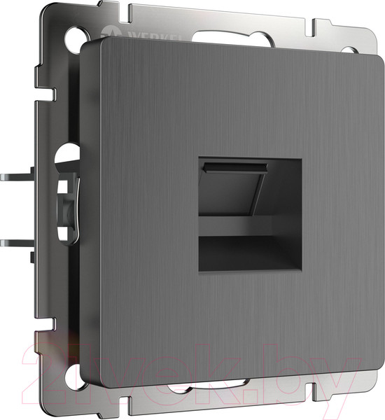 Изображение товара Розетка Werkel W1181004 / a050748 (графит рифленый)