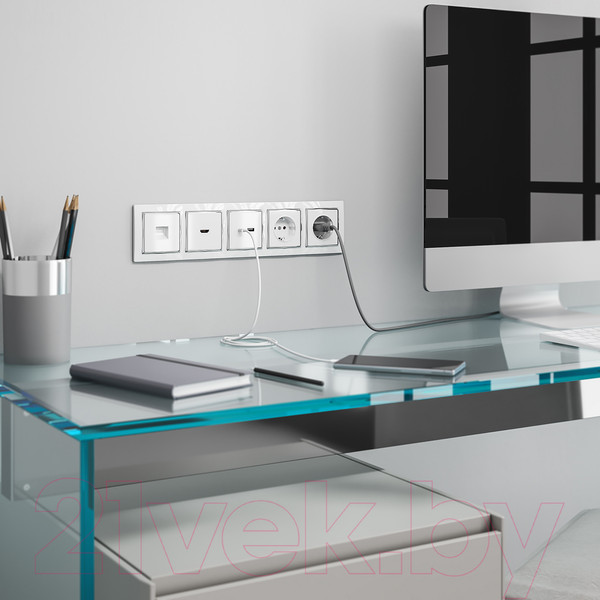 Изображение товара Розетка Werkel W1186001 / a051121 (белый)