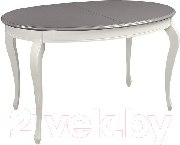 Изображение товара Обеденный стол ТехКомПро Азалия 1350 / 121271 (бук/тон Шале/тон подстолья 1/ножка 10)