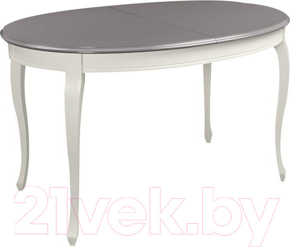 Изображение товара Обеденный стол ТехКомПро Азалия 1350 / 121272 (бук/тон Шале/тон подстолья 1/ножка 11)