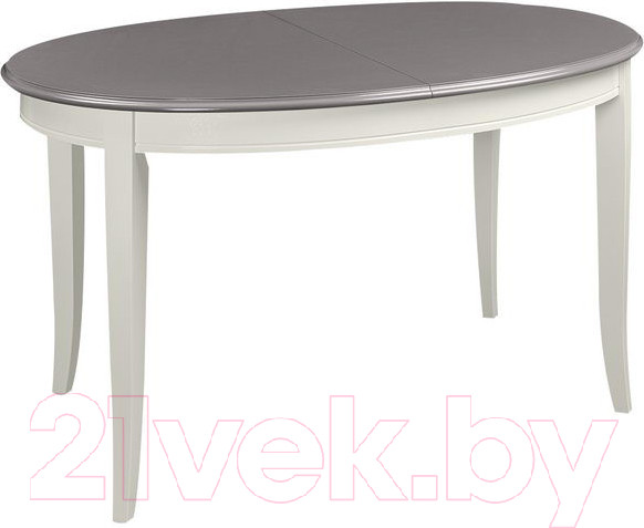 Изображение товара Обеденный стол ТехКомПро Азалия 1350 / 121274 (бук/тон Шале/тон подстолья 1/ножка 13)