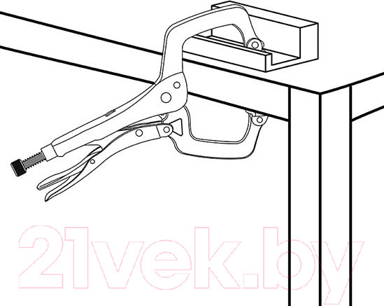 Изображение товара Гейферный зажим Toptul DMAA1A11