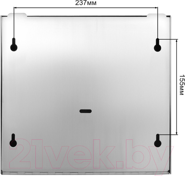 Изображение товара Диспенсер Puff 5610 (матовая нержавеющая сталь)