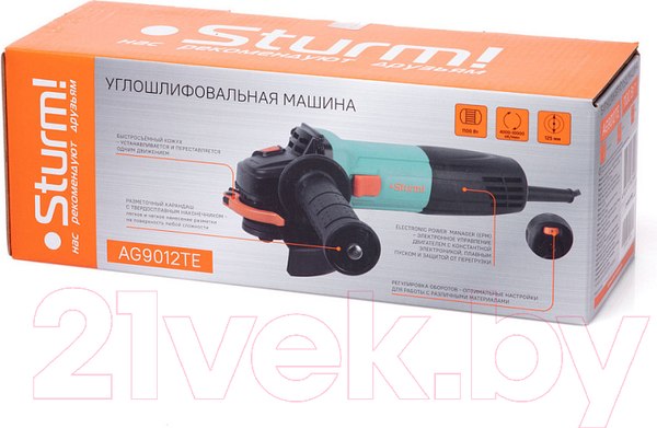 Изображение товара Угловая шлифовальная машина Sturm! AG9012TE