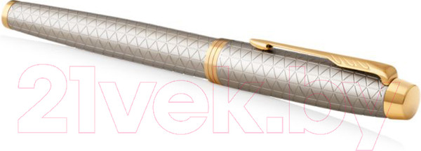 Изображение товара Ручка перьевая имиджевая Parker IM Premium Warm Grey Chiselled GT 1931684