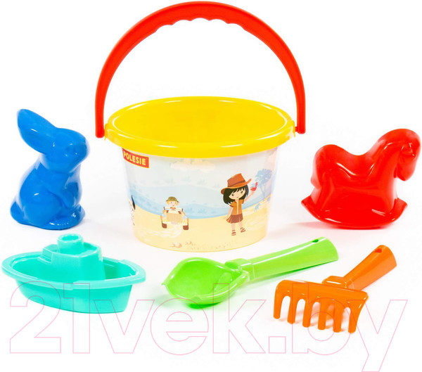 Изображение товара Набор игрушек для песочницы Полесье №251 / 3536
