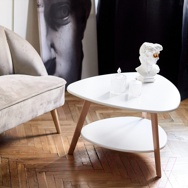 Изображение товара Журнальный столик Domm СТ668 (белый)