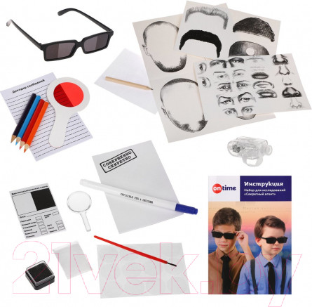 Изображение товара Набор для опытов On Time Секретный агент / 45033