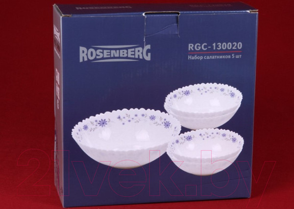 Изображение товара Набор салатников Rosenberg RGC-130020 (5шт)