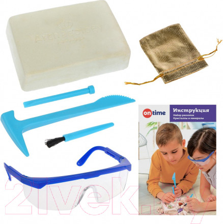 Изображение товара Набор для опытов On Time Кристаллы и минералы / 45036