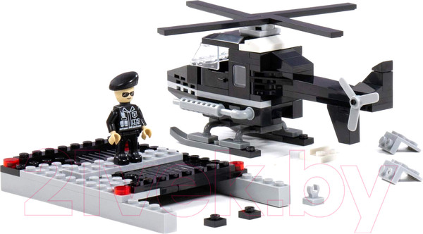 Изображение товара Конструктор Полесье Классик Город. Полиция-1.7 / 81100 (102эл)