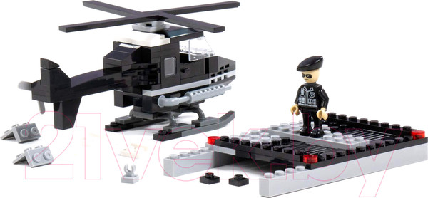 Изображение товара Конструктор Полесье Классик Город. Полиция-1.7 / 81100 (102эл)