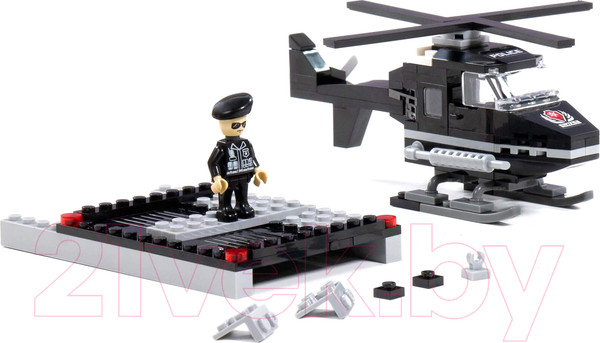 Изображение товара Конструктор Полесье Классик Город. Полиция-1.7 / 81100 (102эл)