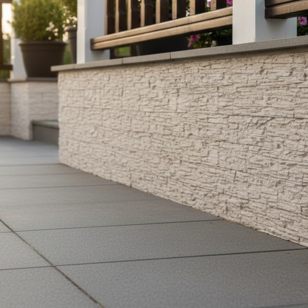 Изображение товара Декоративный камень бетонный РуБелЭко Сланец СЛ-002 (слоновая кость)