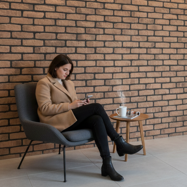 Изображение товара Декоративный камень бетонный РуБелЭко Кирпич Средневековый КС-011 (коричневый с тонировкой)