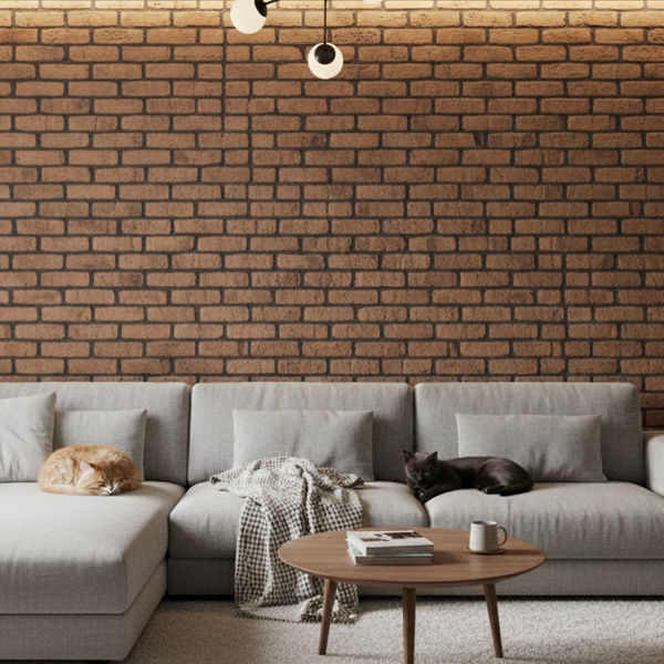 Изображение товара Декоративный камень бетонный РуБелЭко Кирпич Средневековый КС-011 (коричневый с тонировкой)